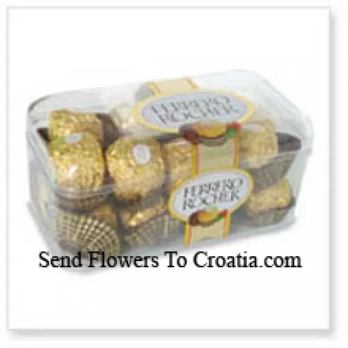 16 pièces de Ferrero Rocher (Ce produit doit être accompagné de fleurs)